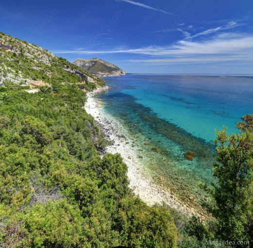 Vista verso Cala Gonone